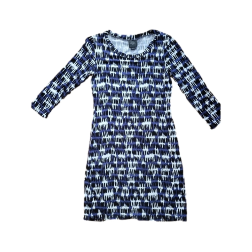 Anthropologie Deletta Jersey Long Sleeve Knit Mini Dress-size Small